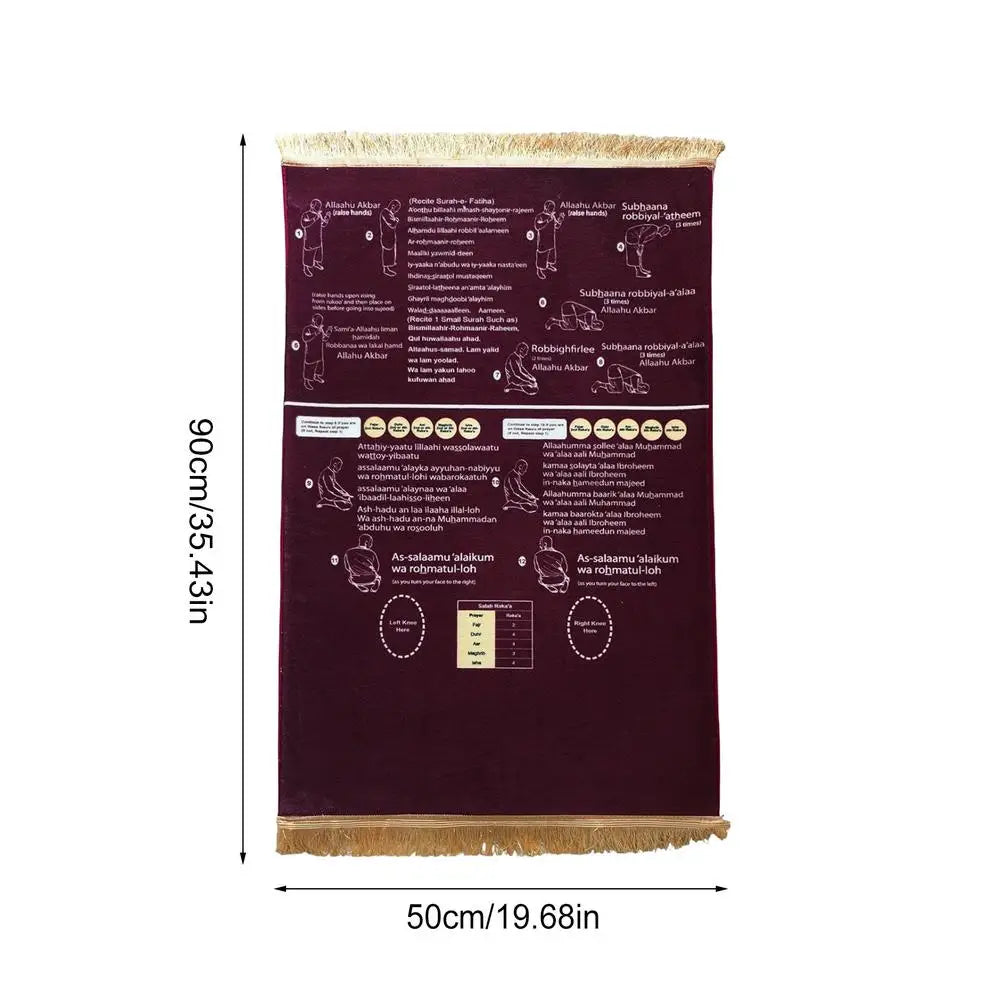 Prayer Mat Bilingual Guided Educational